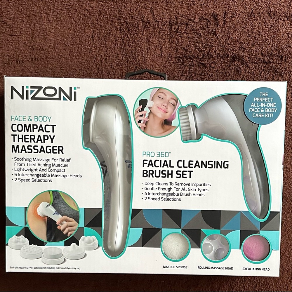 NEW Nizoni Face & Body Compact Therapy Massager